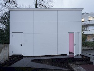 Aussenansicht des Pavillons