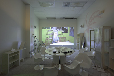 Lizzie Fitch / Ryan Trecartin, Plaza Point, 2009