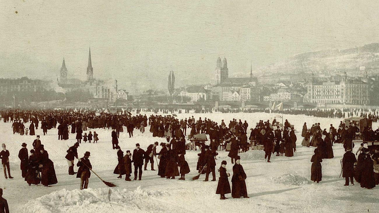 Zürisee 1891 (Foto: ETH-Bibliothek Zürich, Bildarchiv / Fotograf: Unbekannt)