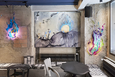 Ilaria Vinci, «Phoenix Philosophy Café», Cabaret Voltaire, 2022, Photo: Philipp HängerPhilipp Hänger