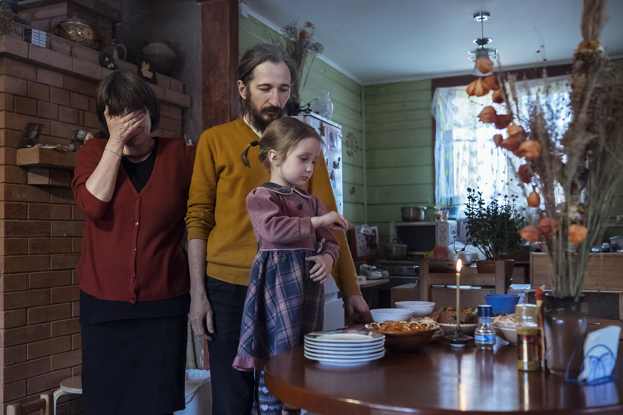 Marina (l.) stammt aus Kiev, Eugeny wurde in der Rostow Region geboren. Heute leben sie mit ihren sechs Kindern in Moskau. © Oksana Yushko