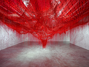 Chiharu Shiota im Haus Konstruktiv