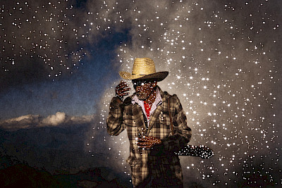 Yael Martínez - Abuelo Estrella, 2021.Courtesy the artist and Magnum Photos, and Patricia Conde Galería, Mexico City.