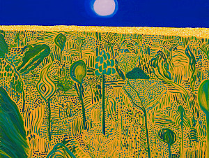 Matthew Wong, Coming of Age Landscape, 2018, Private collection, Courtesy of HomeArt, © 2023, ProLitteris, Zurich