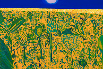 Matthew Wong, Coming of Age Landscape, 2018, Private collection, Courtesy of HomeArt, © 2023, ProLitteris, Zurich