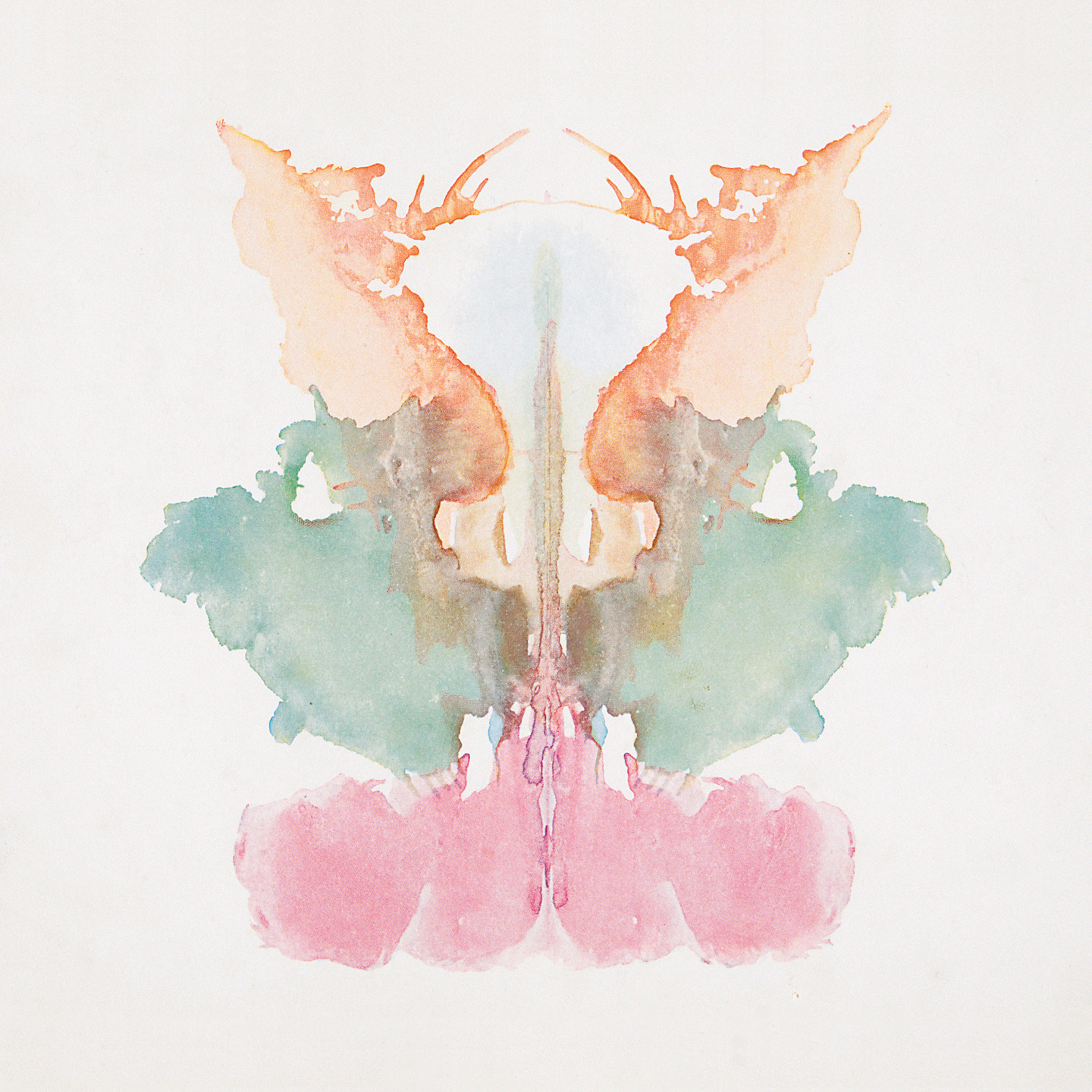 Keyvisual der Ausstellung «Seelenlandschaften. C.G. Jung und die Entdeckung der Psyche in der Schweiz». Neunte Tafel des Rorschachtests, Hermann Rorschach, Bern, 1921. Archiv Hermann Rorschach, Archiv für Medizingeschichte der Universität Bern