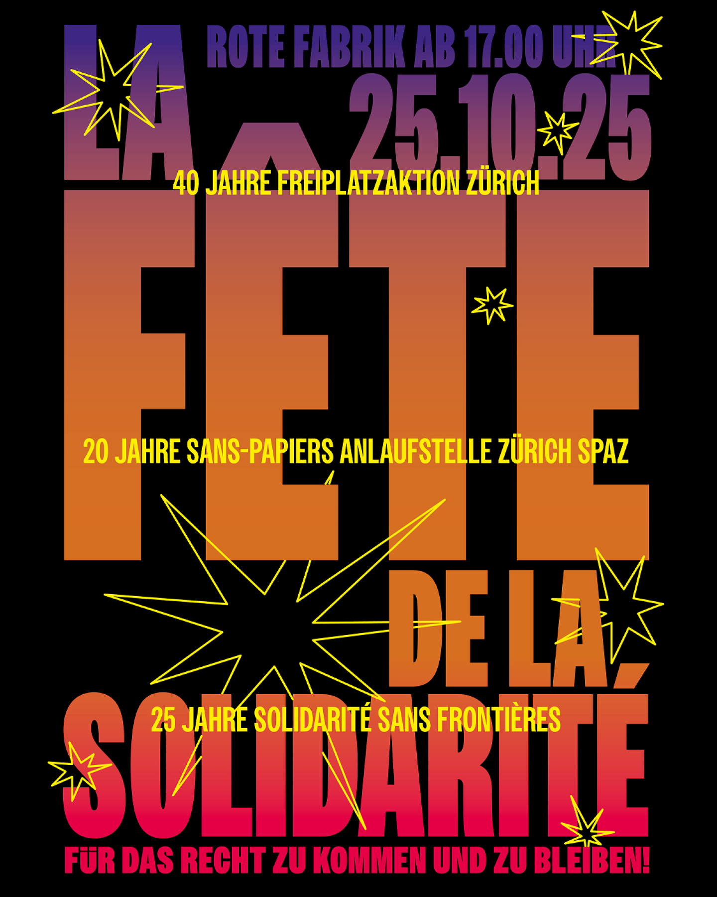 La fête de la solidarité