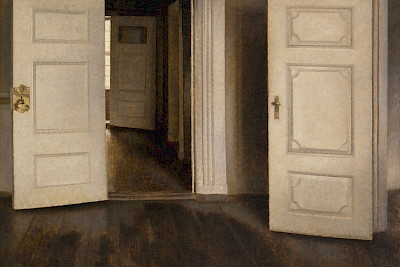 Vilhelm Hammershøi, Open Doors, 1905, The David Collection, Copenhagen, photo: The David Collection