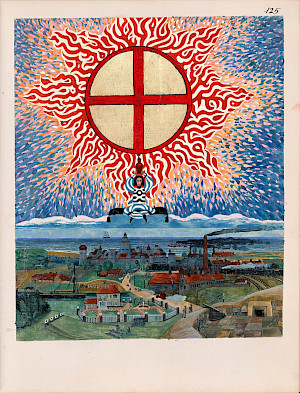 Die Kugel als Symbol der Ganzheit und des Selbst. Aus dem Roten Buch von C. G. Jung. © Stiftung der Werke von C. G. Jung, Zürich