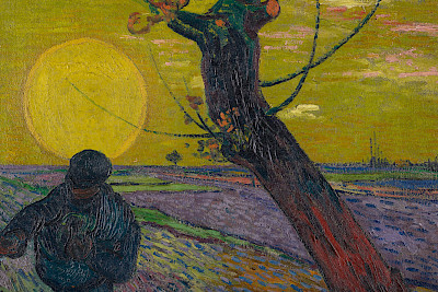 Vincent Van Gogh, Le Semeur au soleil couchant, 1888, Sammlung Emil Bührle, Dauerleihgabe im Kunsthaus Zürich