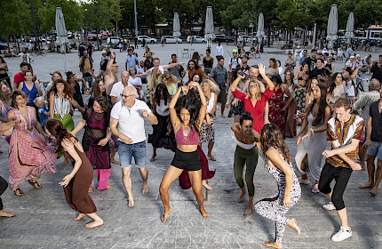 The town is dancing – and everyone is invited