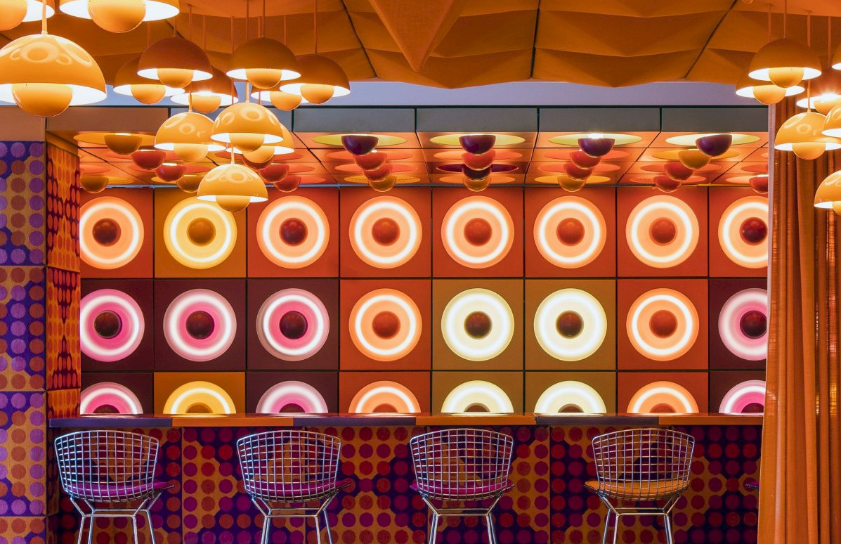 Kantine für die Mitarbeiter:innen des Spiegels in Hamburg, Verner Panton
