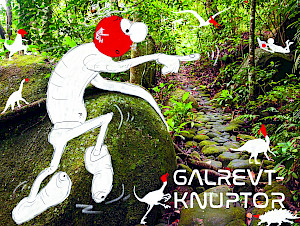 Postkarte von Peter aus Galrevt-Knuptor ©© Samuel Herzog und Rotpunktverlag