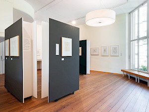 Atelier Righini Fries, Ausstellungsansicht, 2021. Foto: Marcel Rickli © Stiftung Righini-Fries Zürich