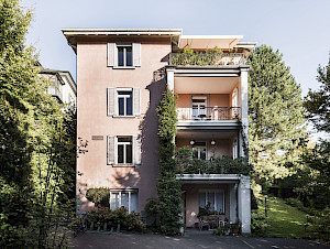 Klosbachstrasse 150, Aussstellungsansicht, 2020. Foto: Marcel Rickli © Stiftung Righini-Fries Zürich