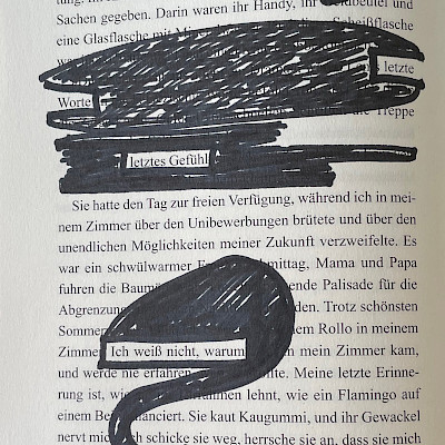 Blackout Poetry – DIY mit Meli von Heissliim & Glitzer