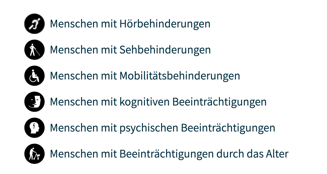 Erklärung der Piktogramme